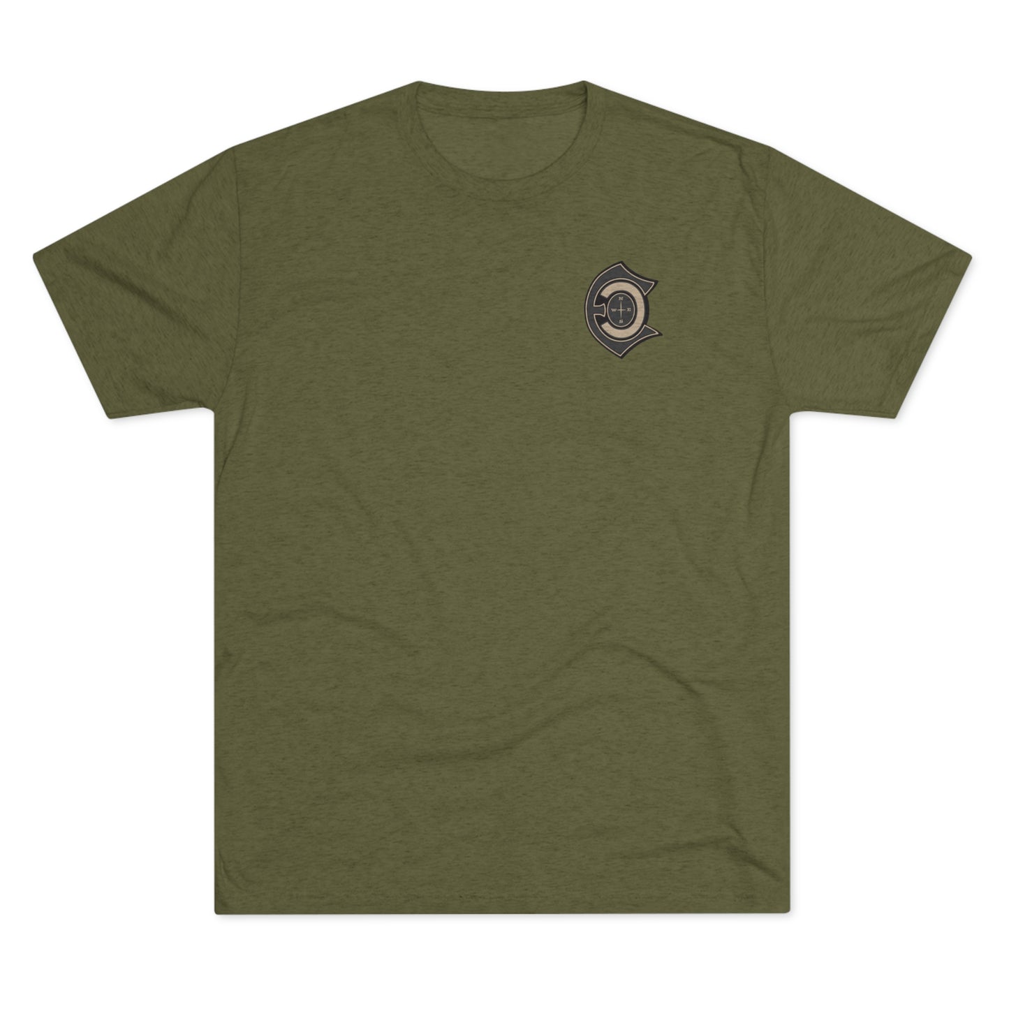 Bow Hunter Green Tri-Blend Crew Tee