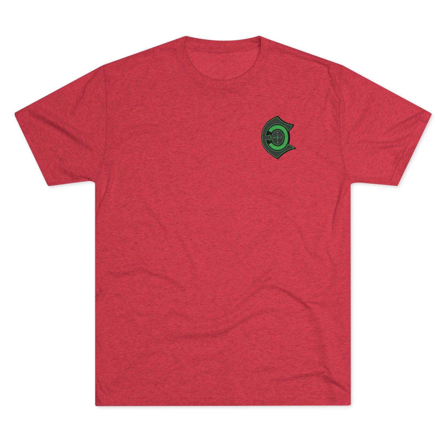 "Muddy Water Cleans The Soul" green letter tri-blend t-shirts