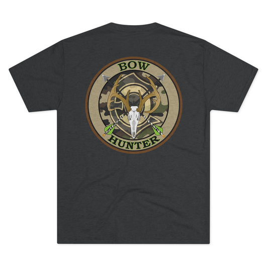 Bow Hunter Green Tri-Blend Crew Tee