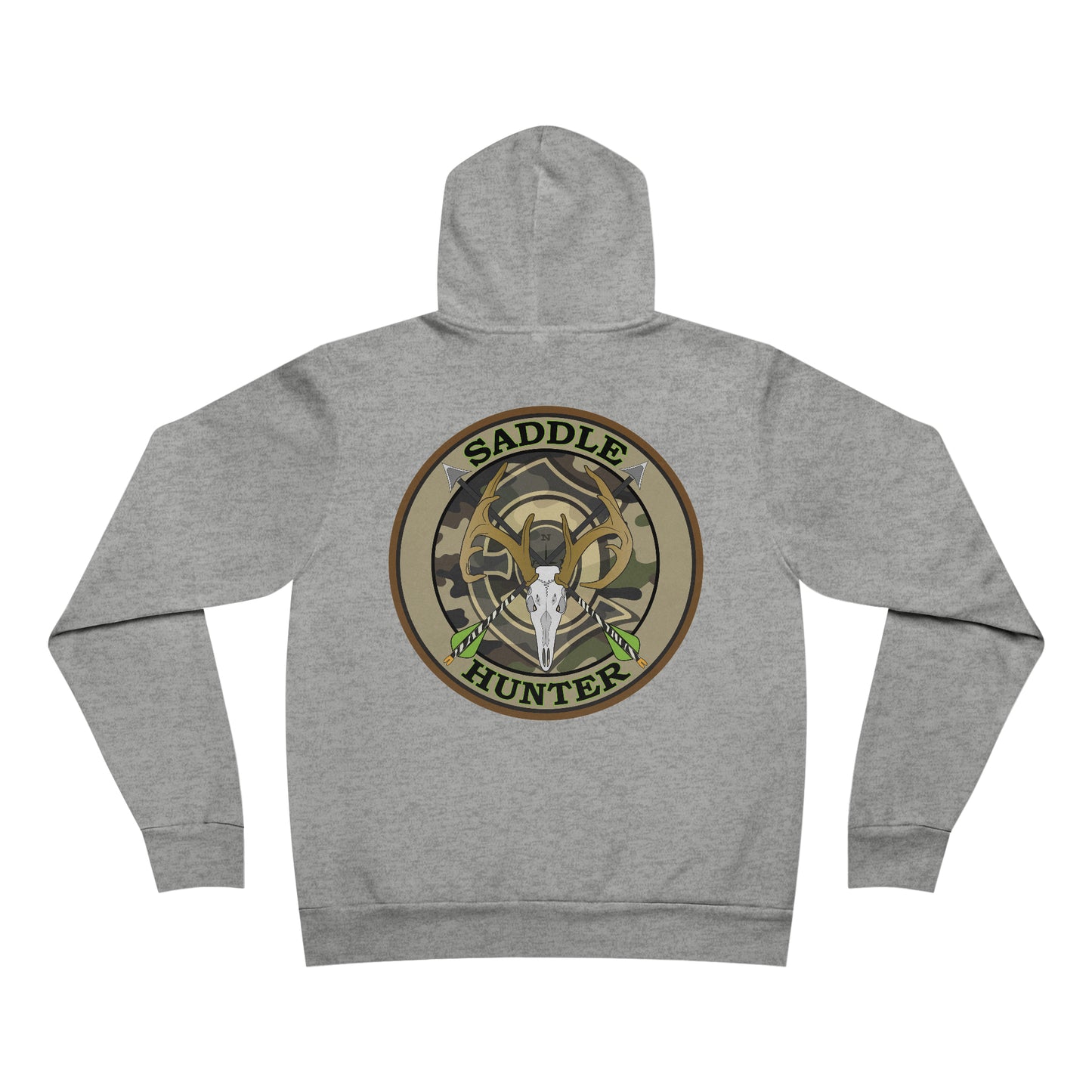 Saddle Hunter Green Fleece Pullover Hoodie