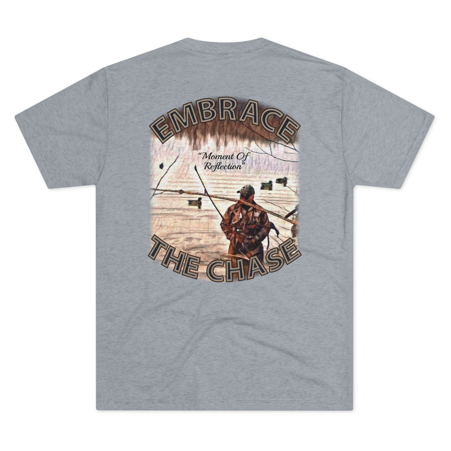 "Moment Of Reflection" tri-blend t-shirts