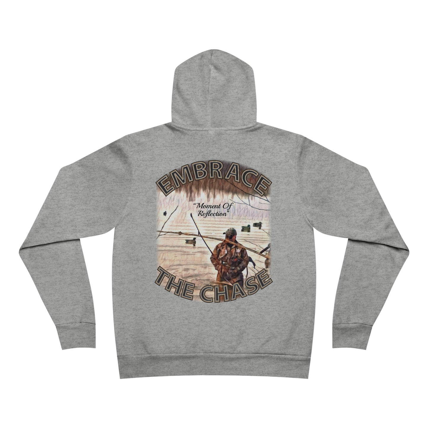 "Moment Of Reflection" Fleece Pullover Hoodie