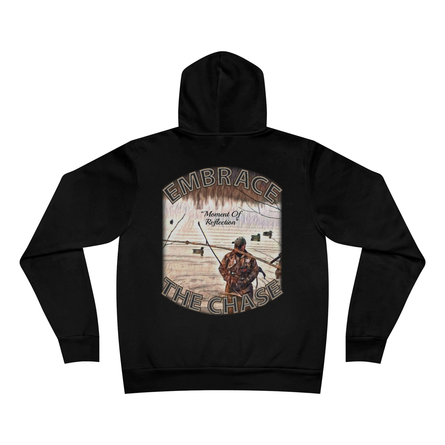 "Moment Of Reflection" Fleece Pullover Hoodie