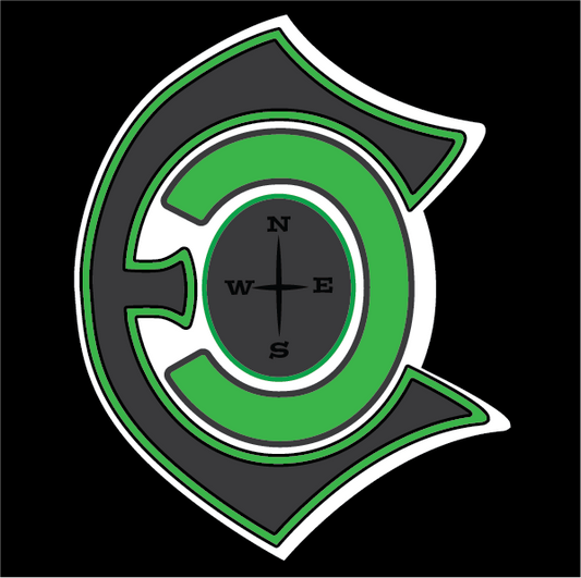 "Whiteshadow Logo" Green Decal