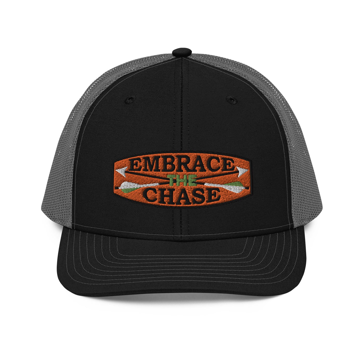 Bow Hunter Orange Patch Richardson 112 Trucker Cap