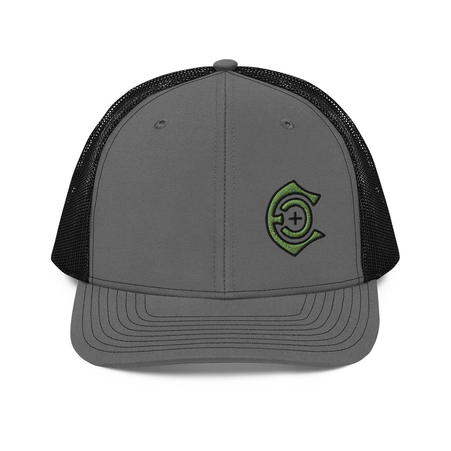 Richardson 112 green outline logo hats