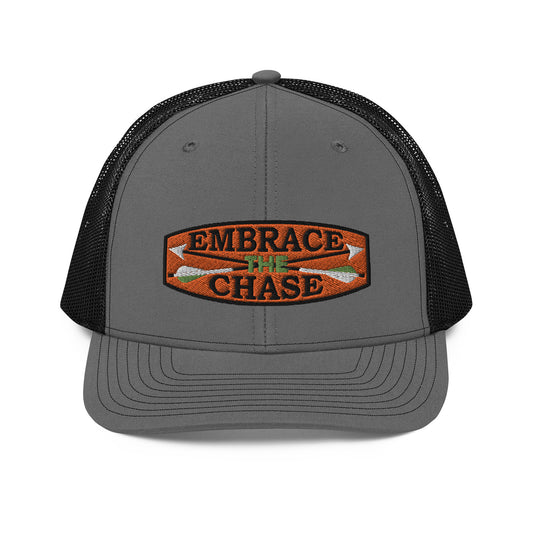 Bow Hunter Orange Patch Richardson 112 Trucker Cap