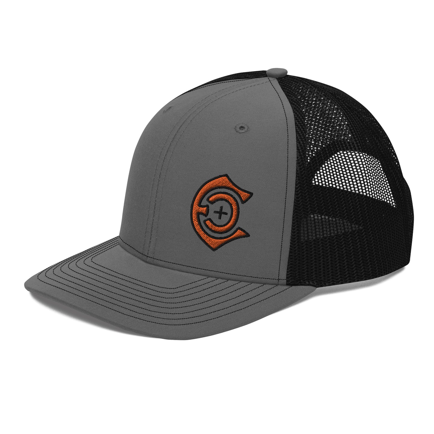 Richardson 112 orange outline logo hats