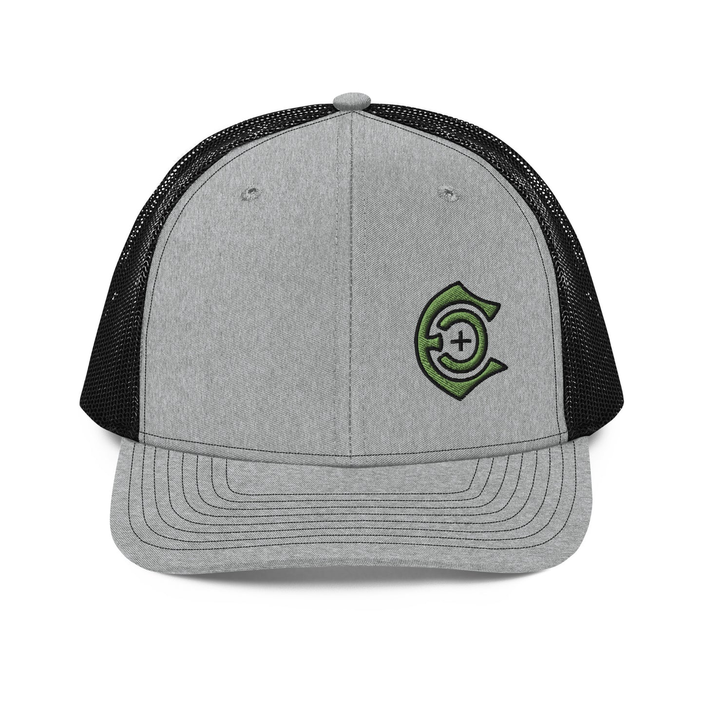 Richardson 112 green outline logo hats