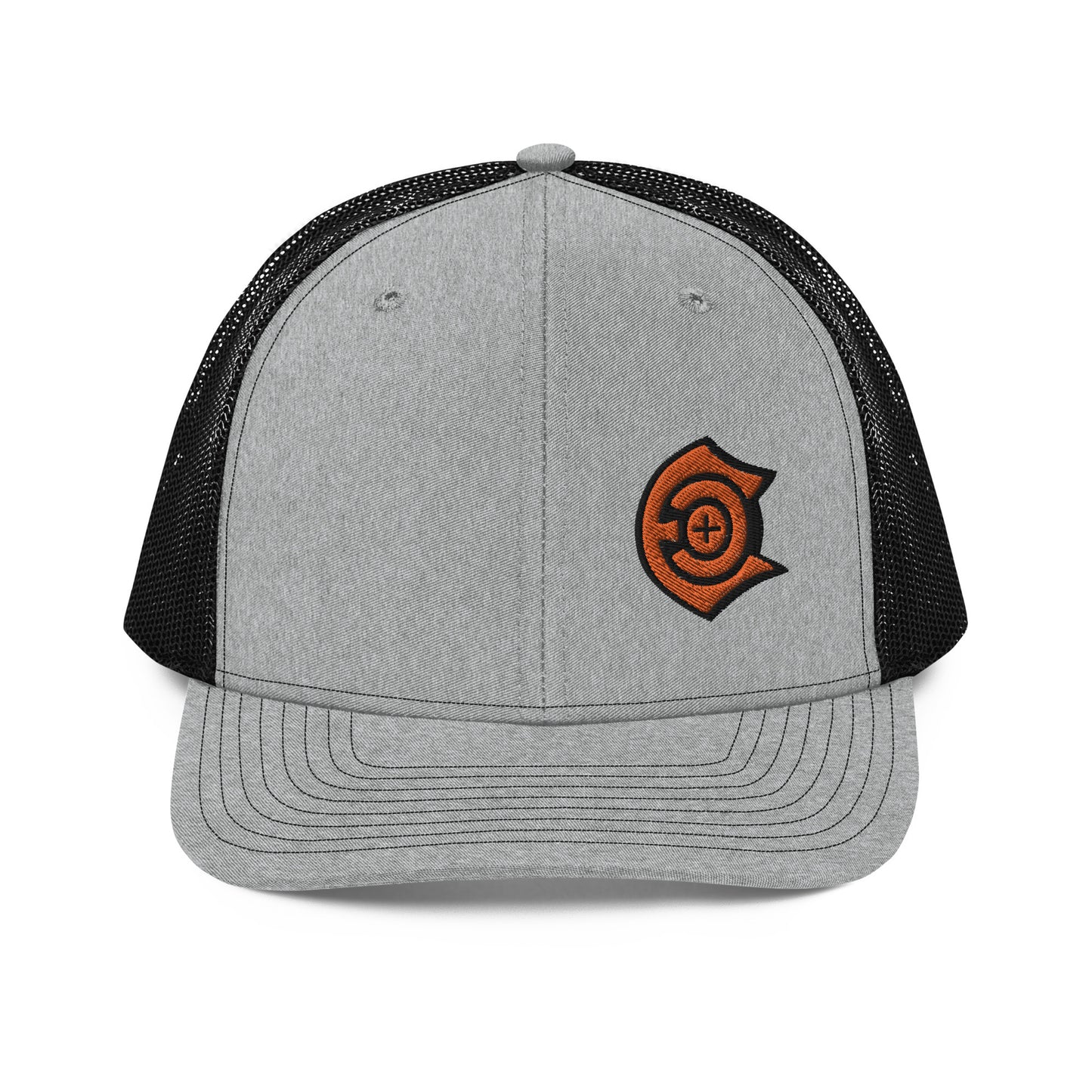 Richardson 112 orange blackshadow logo hats