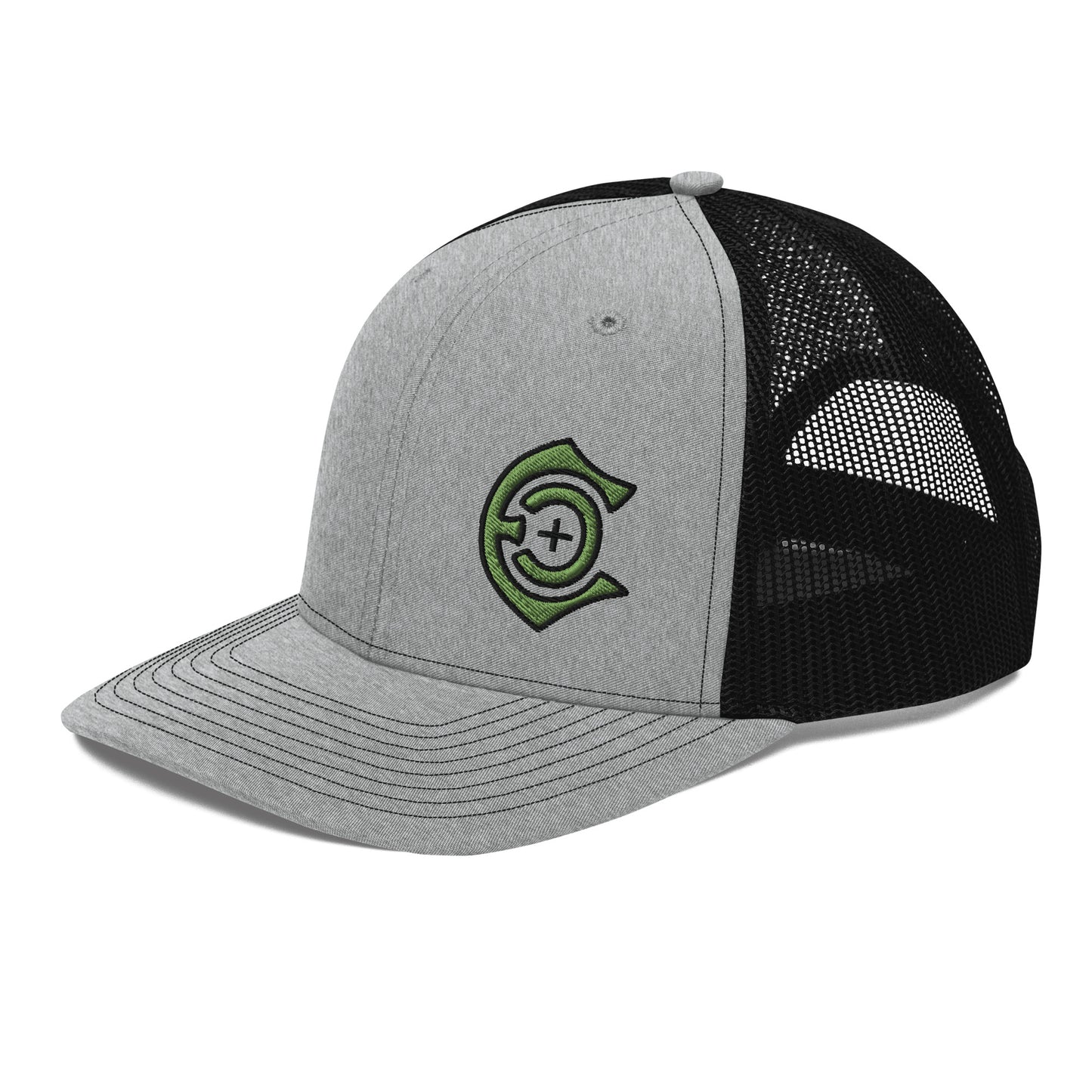 Richardson 112 green outline logo hats