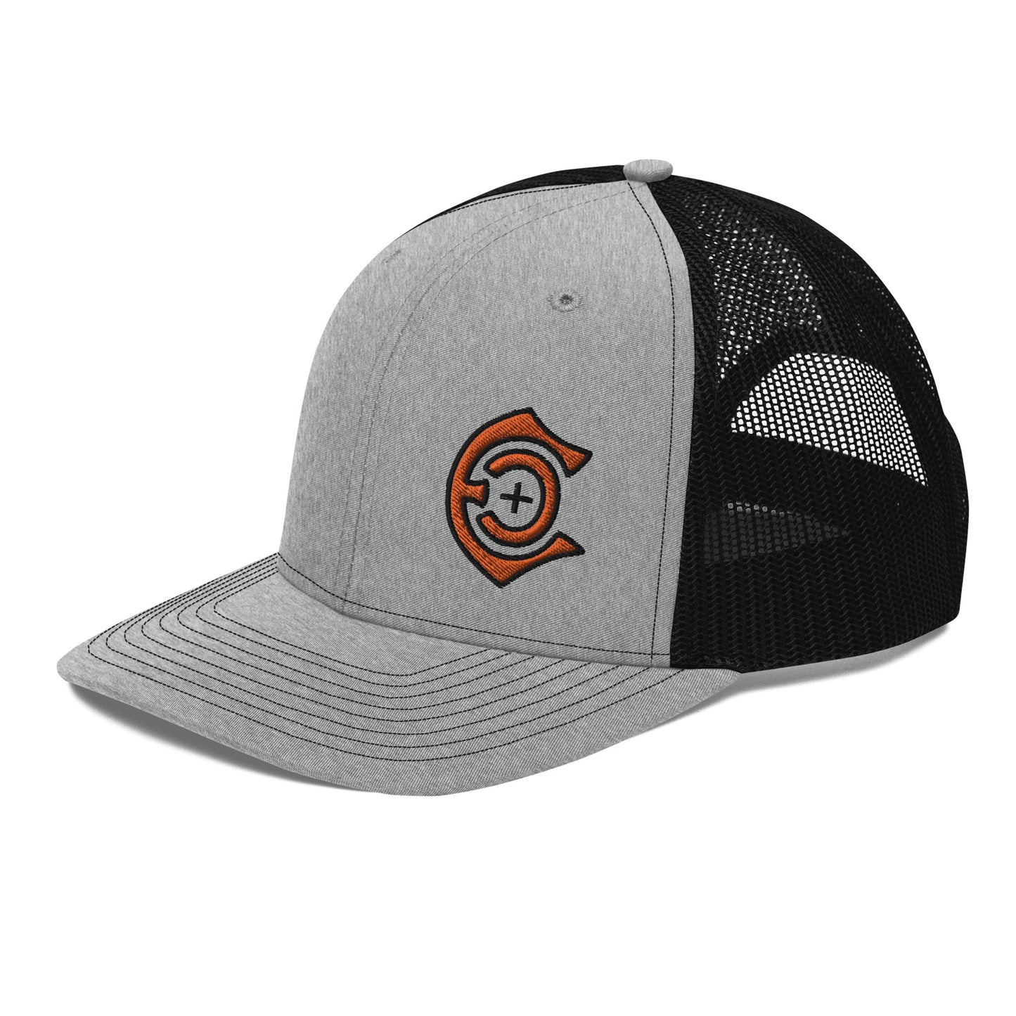 Richardson 112 orange outline logo hats