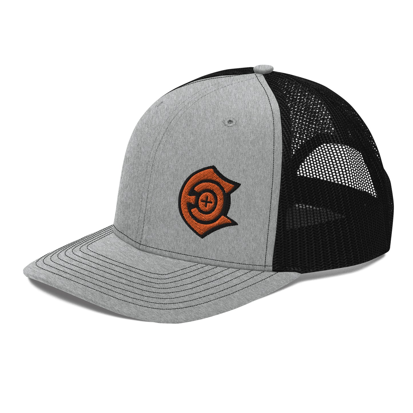 Richardson 112 orange blackshadow logo hats