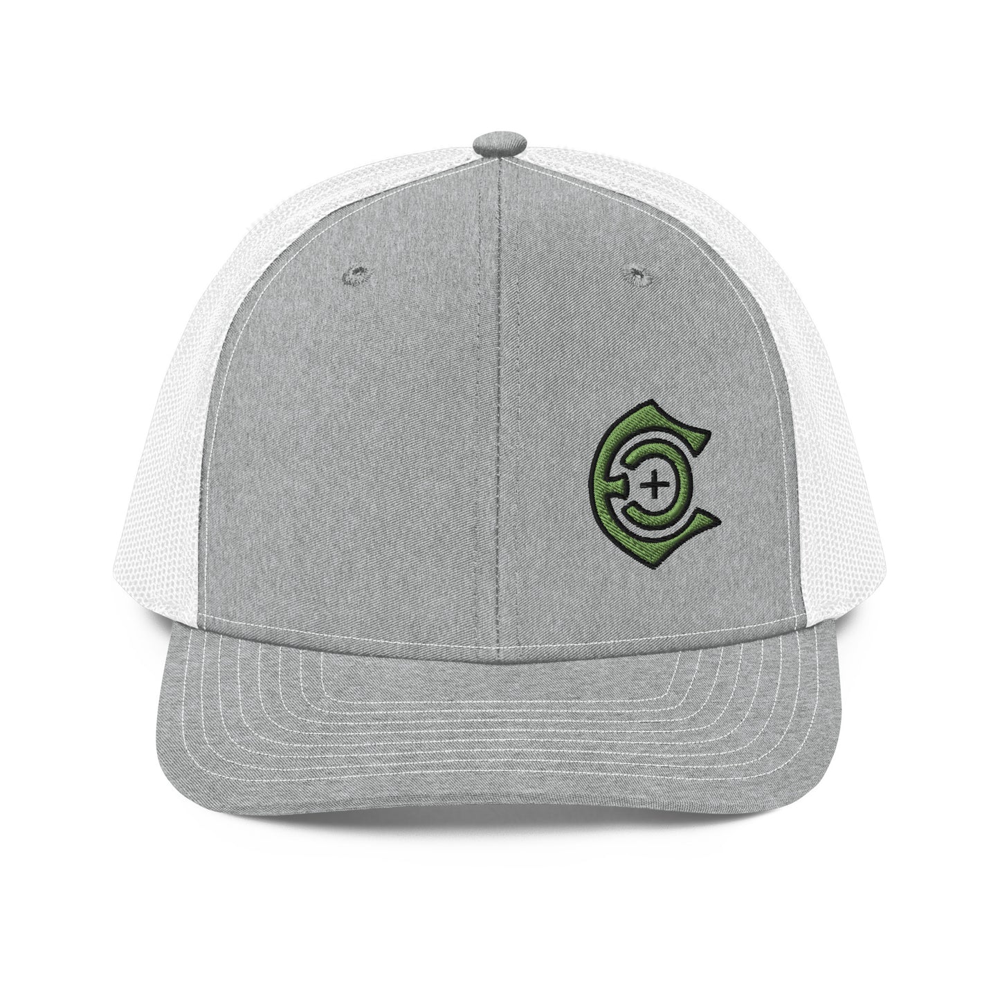 Richardson 112 green outline logo hats