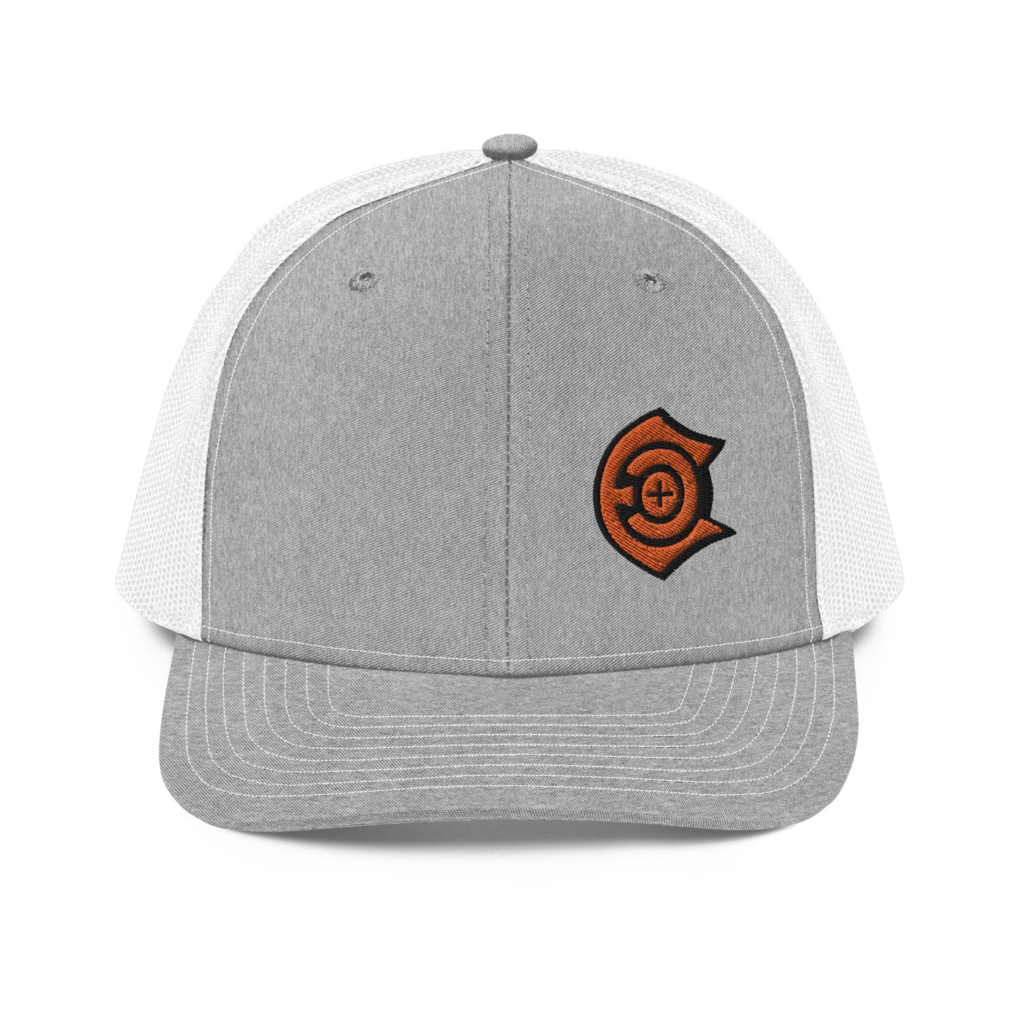 Richardson 112 orange blackshadow logo hats