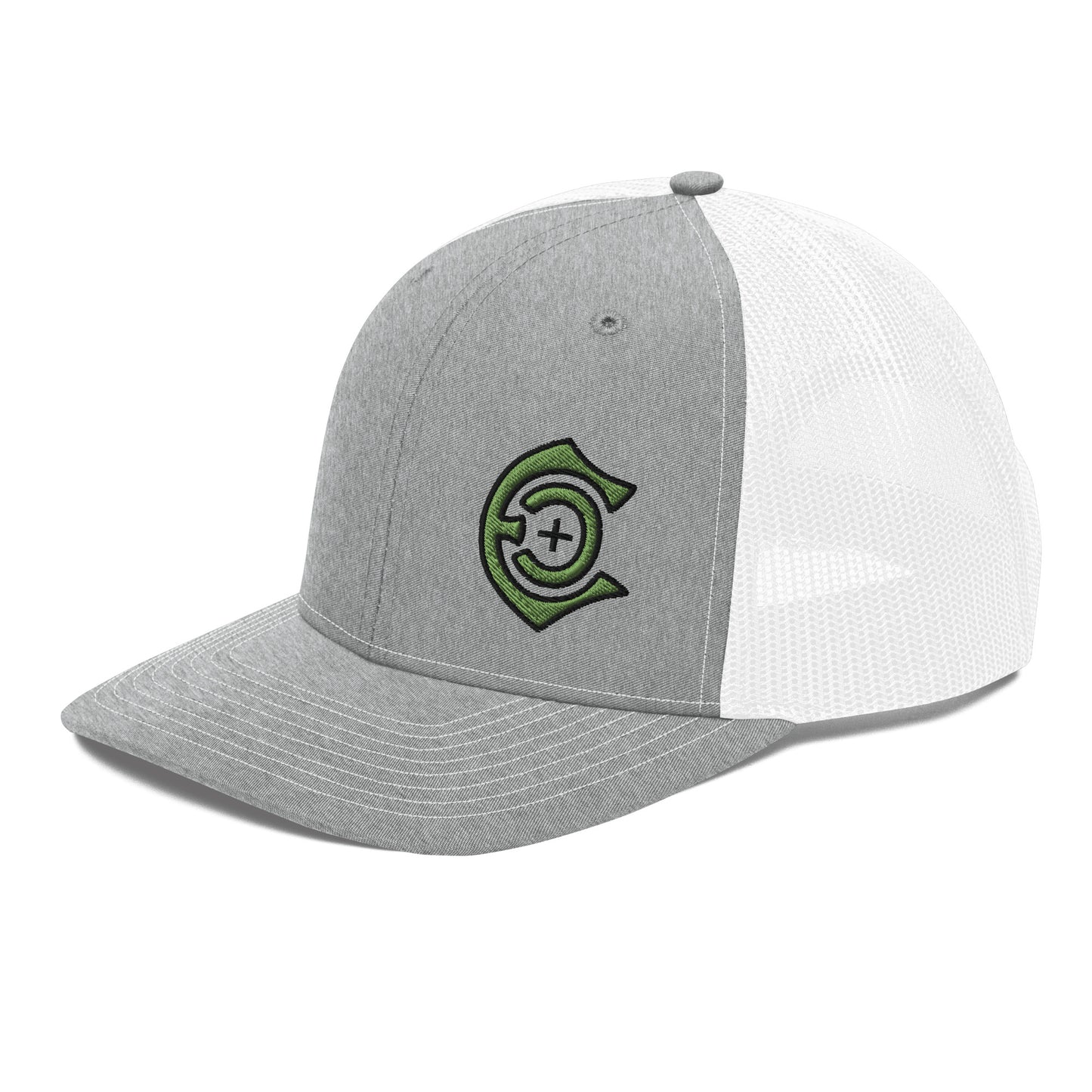 Richardson 112 green outline logo hats