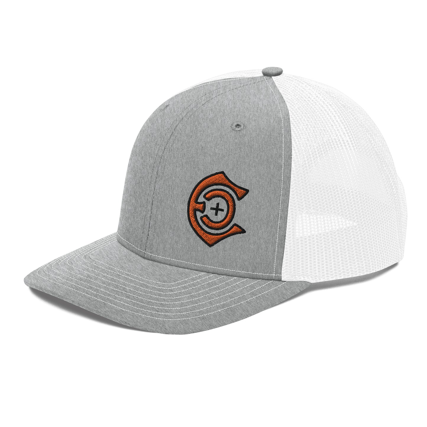 Richardson 112 orange outline logo hats